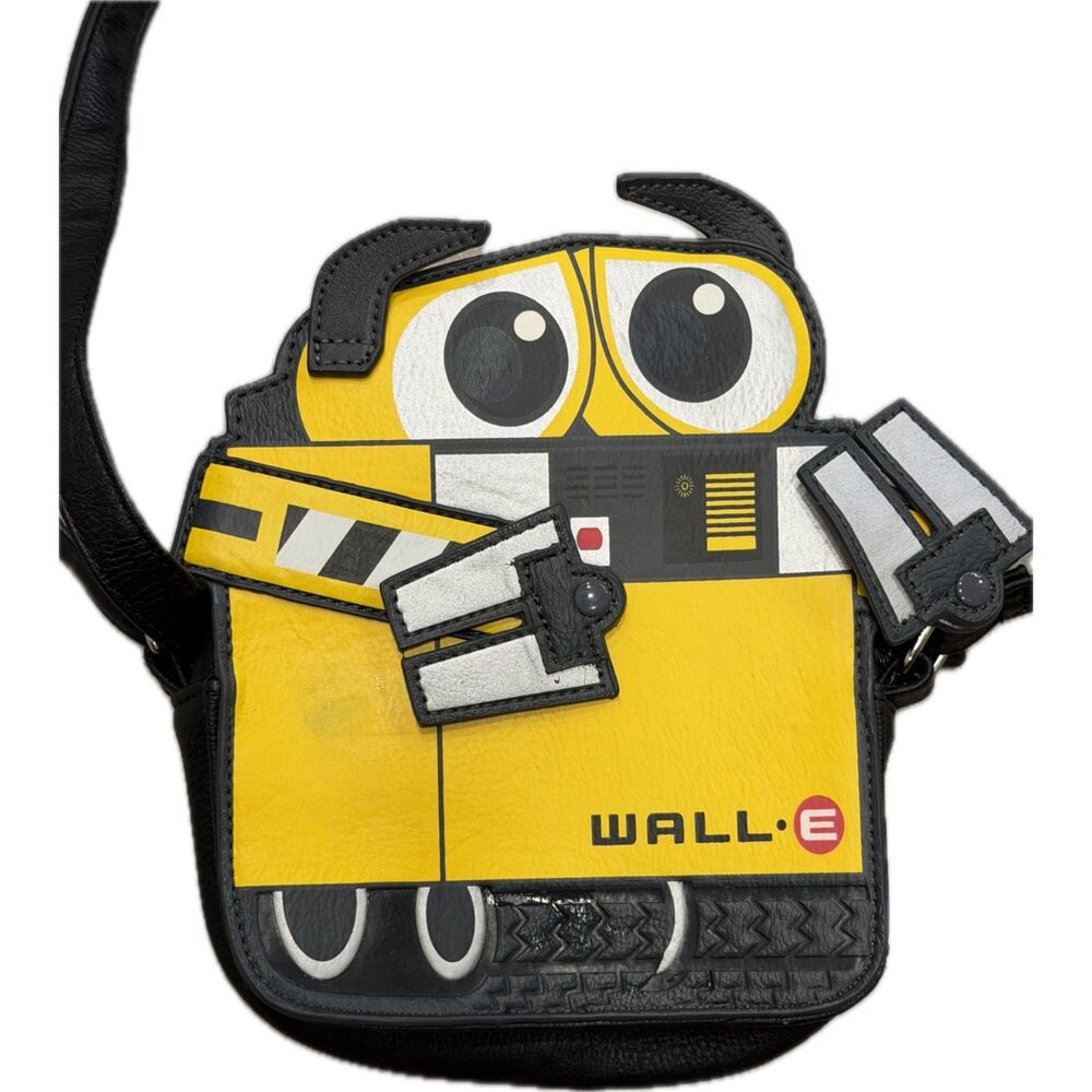 Disney WALL·E Character Crossbody Purse – Yellow & Black - Picture 2 of 5